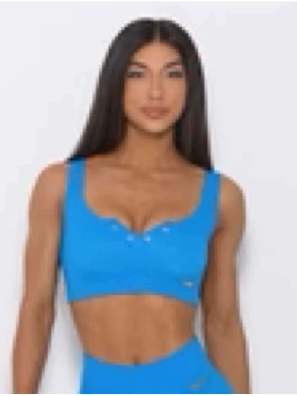 Inspired Seamless Snap Bra Electric Blue